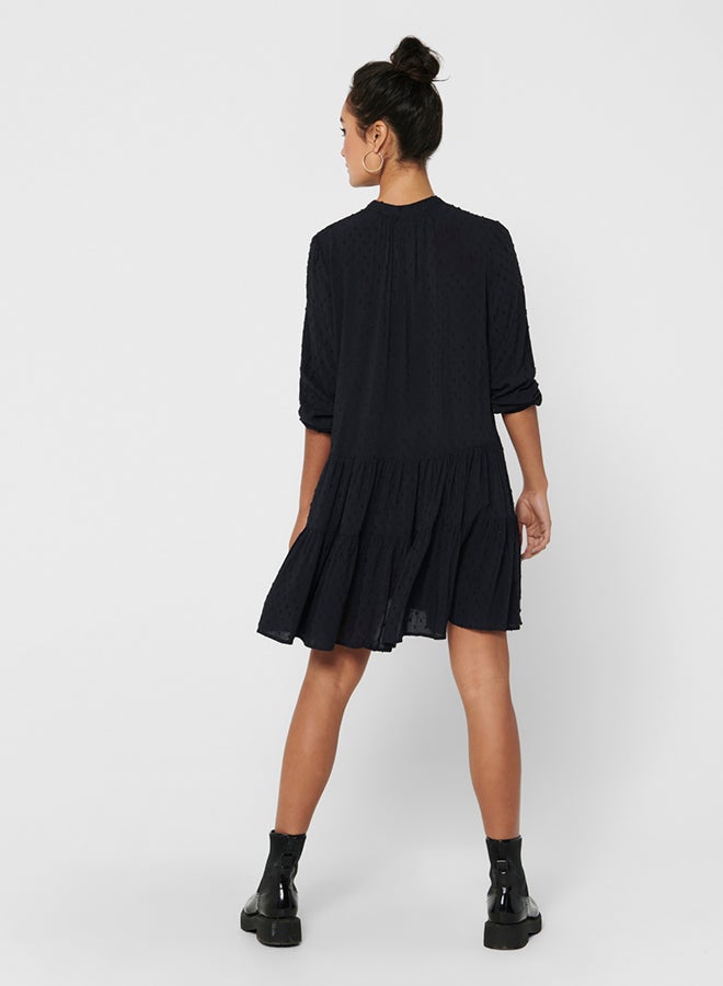 Solid Textured Dress Night Sky - v1607602215/N39978106V_2