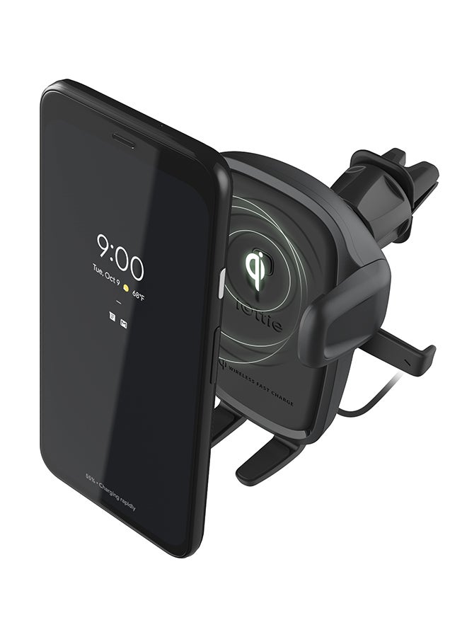iOttie 2-Piece Easy One Touch Wireless Car Mount And Charger Black - Image 2