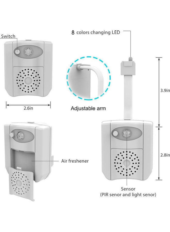 مصباح للحمام بإضاءة ليلية - Image 3