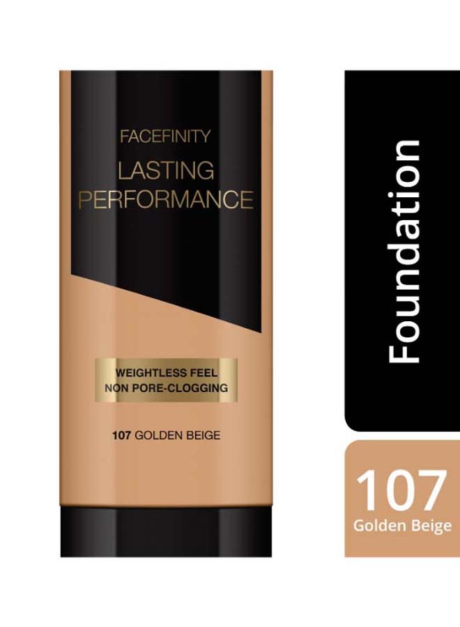 Max Factor Facefinity Lasting Performance Foundation 107 Golden Beige  - Image 3