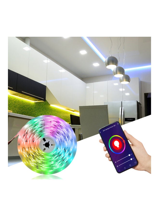 Generic Wi-Fi Intelligent LED Strips Light With Alexa/Google Home/Ehco Compatibility Multicolour 5meter  - Image 2