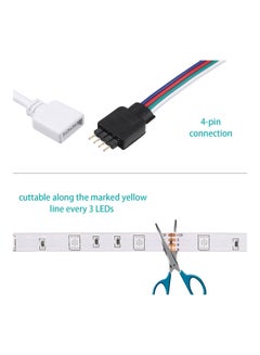 Generic 150 LEDs Strip Lights with IR Remote Multicolour 17.5x6.5x16.5cm  - Image 3