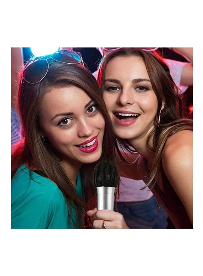 200Pcs Clean Antibacterial and No-Odor Mic Covers Perfect Replacement for Most Handheld Microphone YA-JJ2461 Black  - Image 5