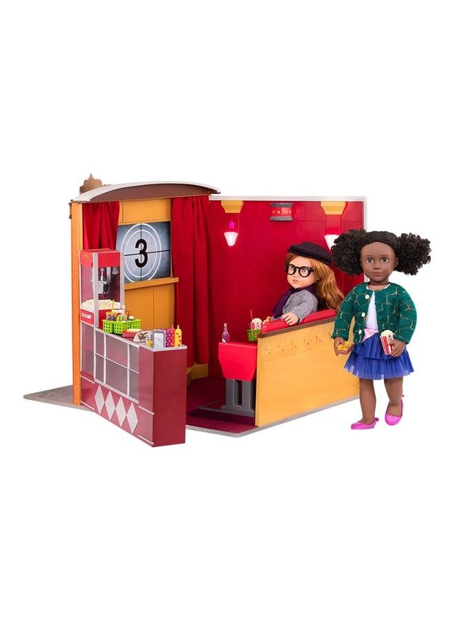 Our Generation Cinema And Movie Theater with Electronics Playset 28.75 x 13 x 21.5inch - Image 4