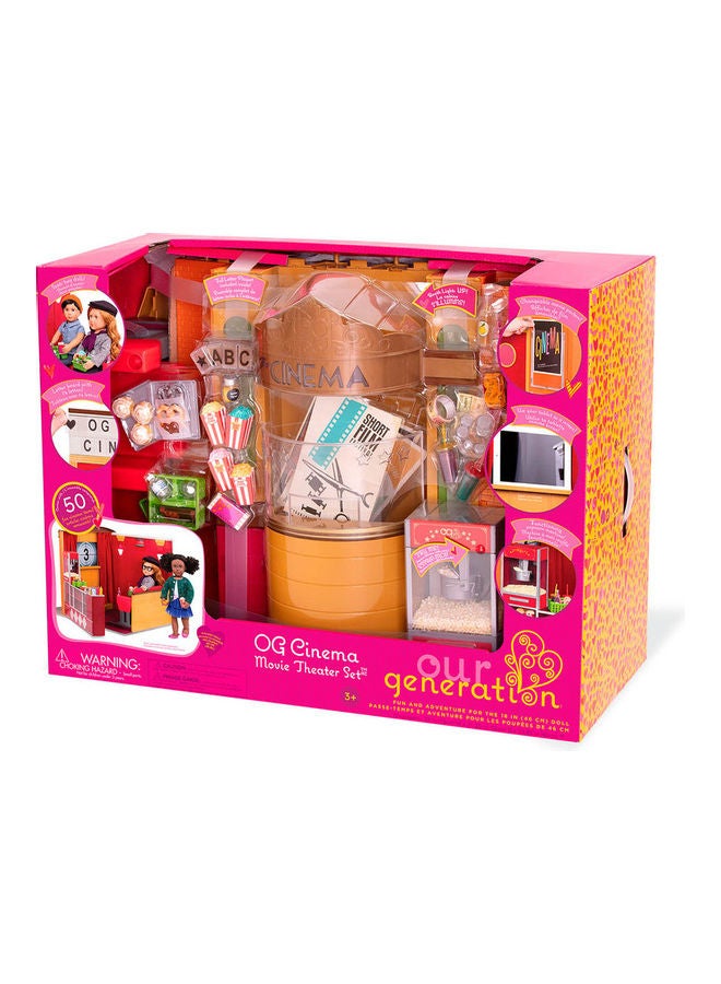 Our Generation Cinema And Movie Theater with Electronics Playset 28.75 x 13 x 21.5inch - Image 1