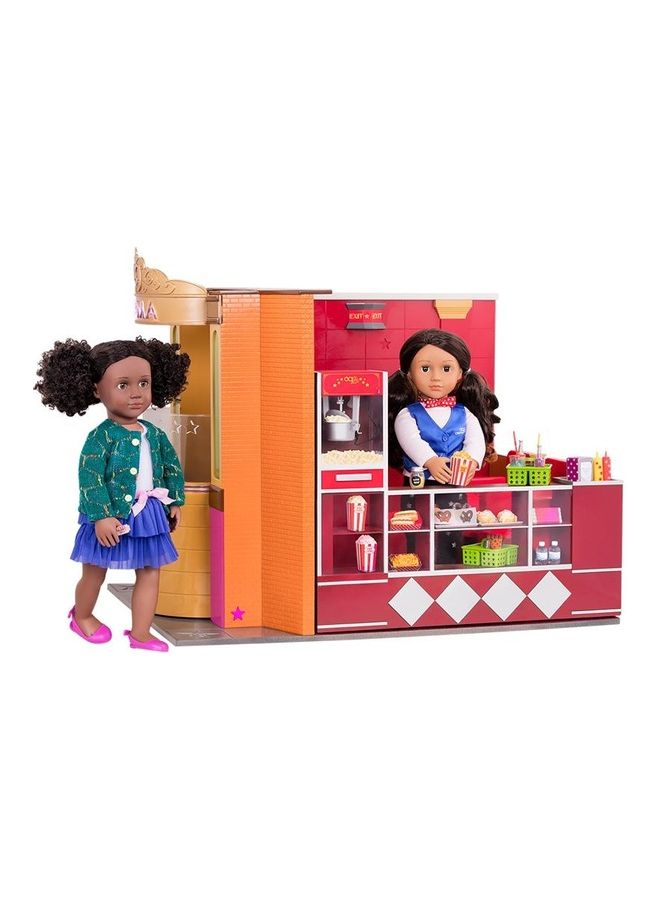 Our Generation Cinema And Movie Theater with Electronics Playset 28.75 x 13 x 21.5inch - Image 5