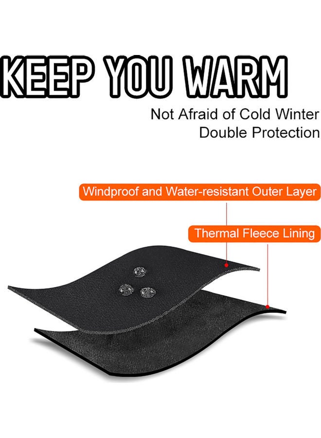 Generic Winter Waterproof Full Finger Bicycle Skiing Gloves 0.085kg  - Image 4
