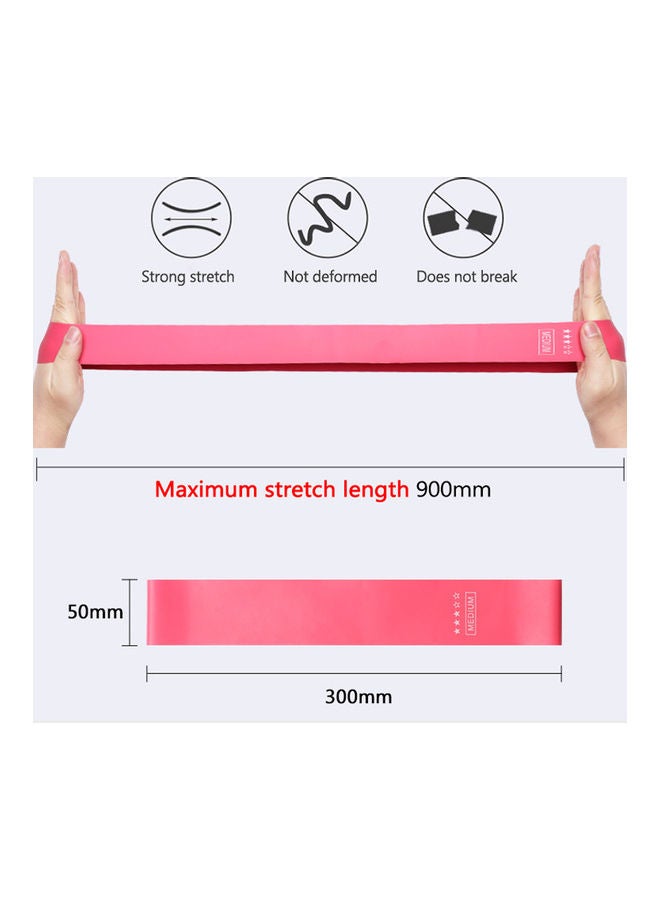 Piece of 5 10-40LB Resistance  Set Pull Rope Silicone Elastic Bands 18.00*3.00*8.00cm - Image 5