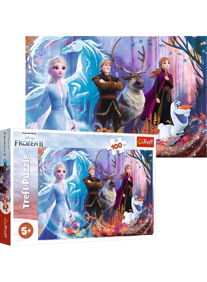 Trefl 100-Piece Frozen 2 Jigsaw Puzzles Playset 41x28cm