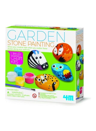 Garden Stone Painting Craft Kit 17 x 17 x 4.5cm - v1607606196/N42943205A_1