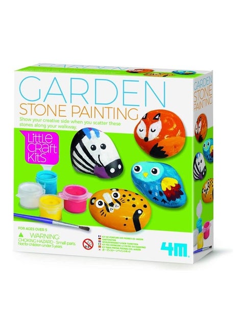Garden Stone Painting Craft Kit 17 x 17 x 4.5cm