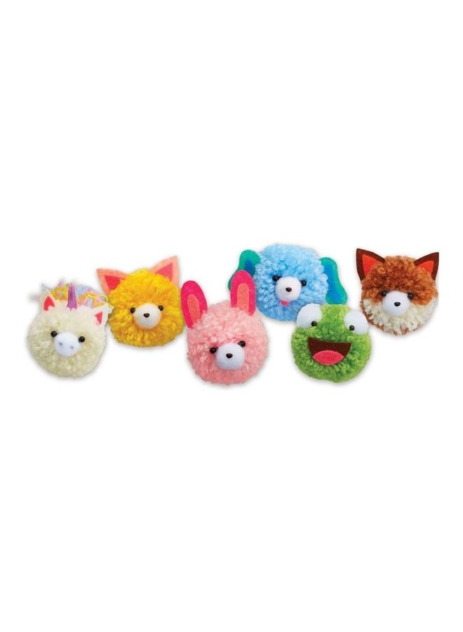 4m KidzMaker Make Your Pom Pom Pets Craft Kit 21 x 28 x 6cm - Image 3