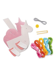 4m KidzMaker Unicorn Faux Leather Pouch Craft Kit 21 x 28 x 6cm  - Image 3