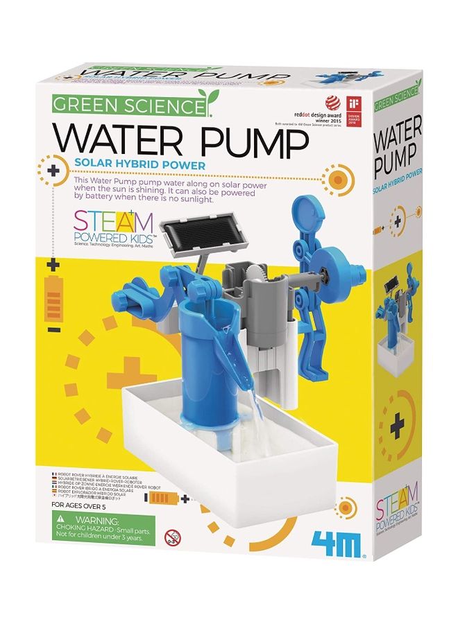 4m Green Science Solar Hybrid Power Water Pump Craft Kit  - Image 1