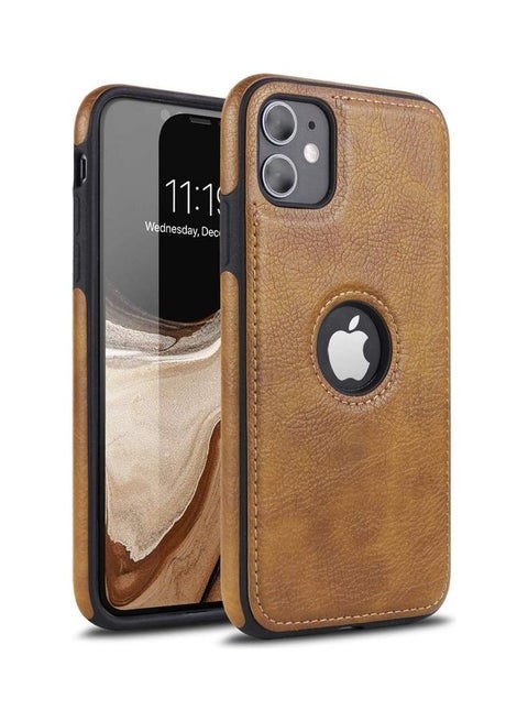 Full Body Shockproof Protective Phone Cover Cases For Apple iPhone 11 6.1 Inch Brown Brown