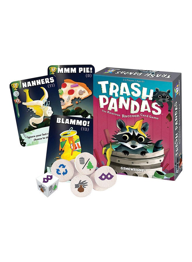Generic - Funny Trash Pandas Raccoons Card Game Family Party Board Game 14.6*4.1*12cm - Image 1