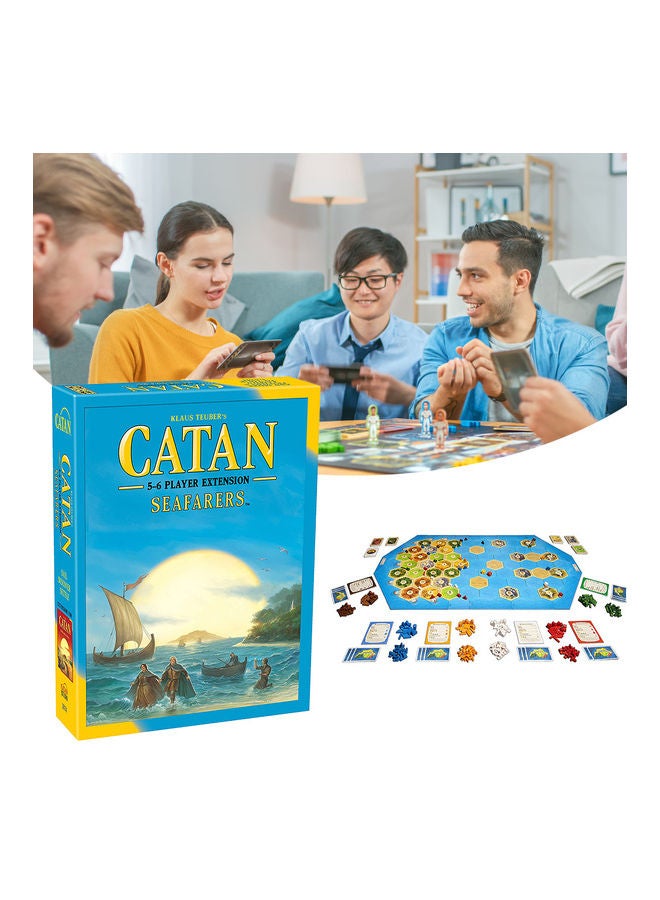 Generic - Funny Card Catan 5-6 Player Expansion Seafarers Sail Discover Settle Party Board Game 21.5*4.8*16.2cm - Image 1