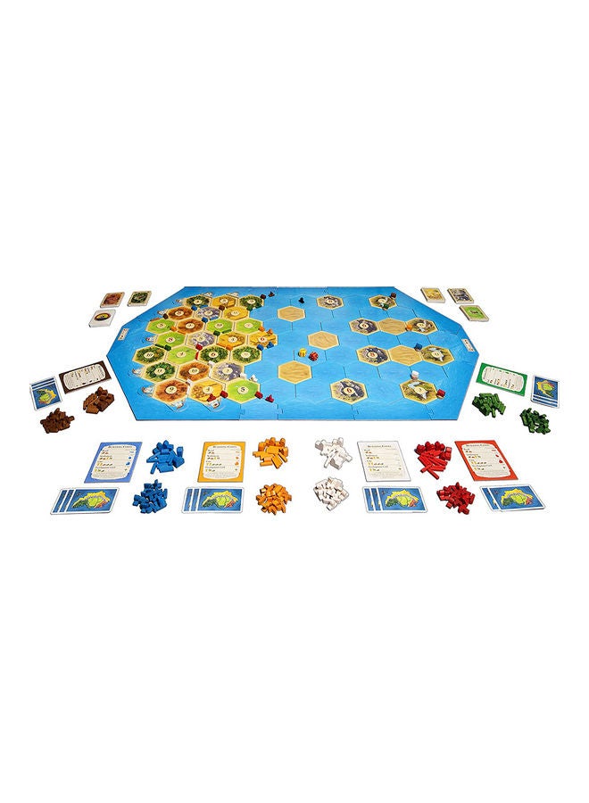 Generic - Funny Card Catan 5-6 Player Expansion Seafarers Sail Discover Settle Party Board Game 21.5*4.8*16.2cm - Image 1
