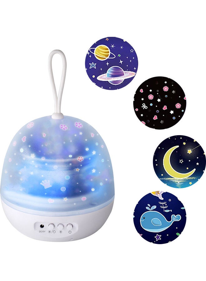 LEDs Night Light 360° Rotating 8 Color Modes Starry Moon,Ocean,Universe,Carousel 4 in 1 Projector Lamp Baby Kids Nursery Lights - Image 1