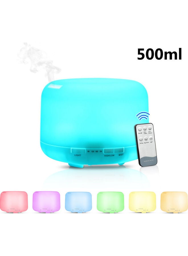 Remote Control Ultrasonics Air Humidifier Aroma Oil Diffuser With 7 Color LEDs Night Light Household Electric Aromatherapy for Office Home Spa Yoga Relax - Image 1