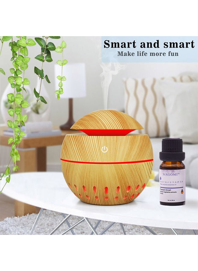 Generic - USB Air Humidifier Aroma Oil Diffuser Cool Mist Maker Color Changing Wood LEDs - Image 1