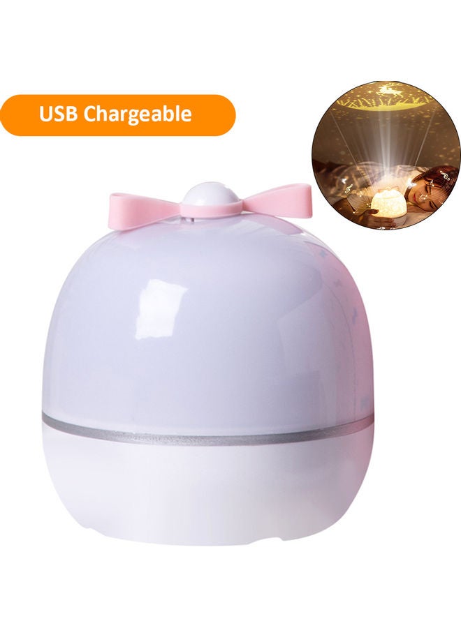 بروجيكتور ليلي دوار بزاوية 360 درجة بإضاءة LED لغرفة النوم متعدد الألوان 14.6*13.6*13.6سم - Image 1