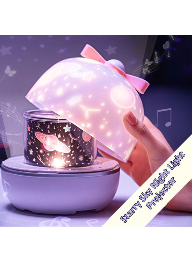 بروجيكتور ليلي دوار بزاوية 360 درجة بإضاءة LED لغرفة النوم متعدد الألوان 14.6*13.6*13.6سم - Image 2