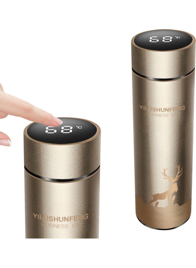 Intelligent Temperature Display Vacuum Insulated Bottle Gold 23.50*7.00*7.00cm  - Image 1