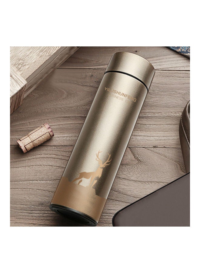 Intelligent Temperature Display Vacuum Insulated Bottle Gold 23.50*7.00*7.00cm  - Image 2