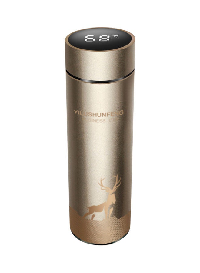 Intelligent Temperature Display Vacuum Insulated Bottle Gold 23.50*7.00*7.00cm  - Image 3