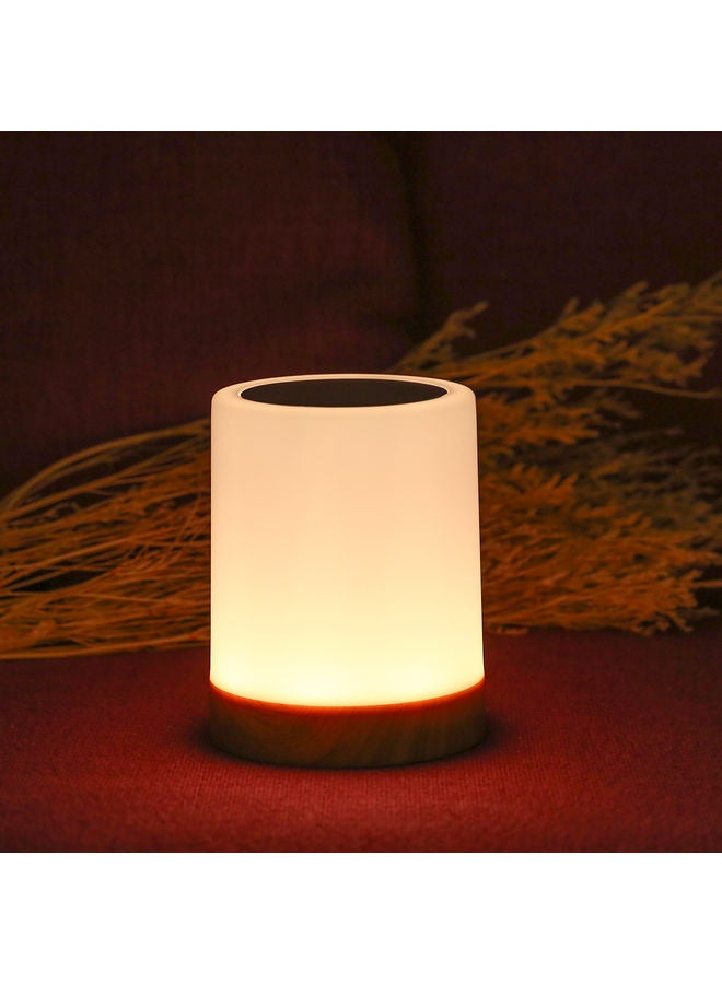 Touching Control Bedside Light USB Rechargeable Dimmable Table Lamp Multicolor 13*10.5*10.5cm