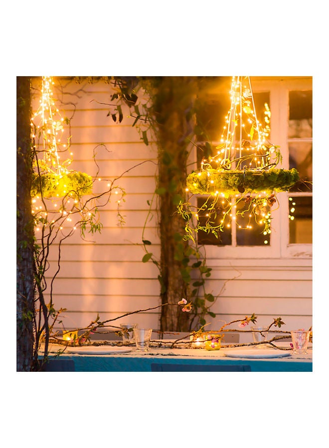 Tomshine 2-Pack 12m 120LEDs Solar Copper Wire String Fairy Lights Warm white 16*6.5*10cm  - Image 2