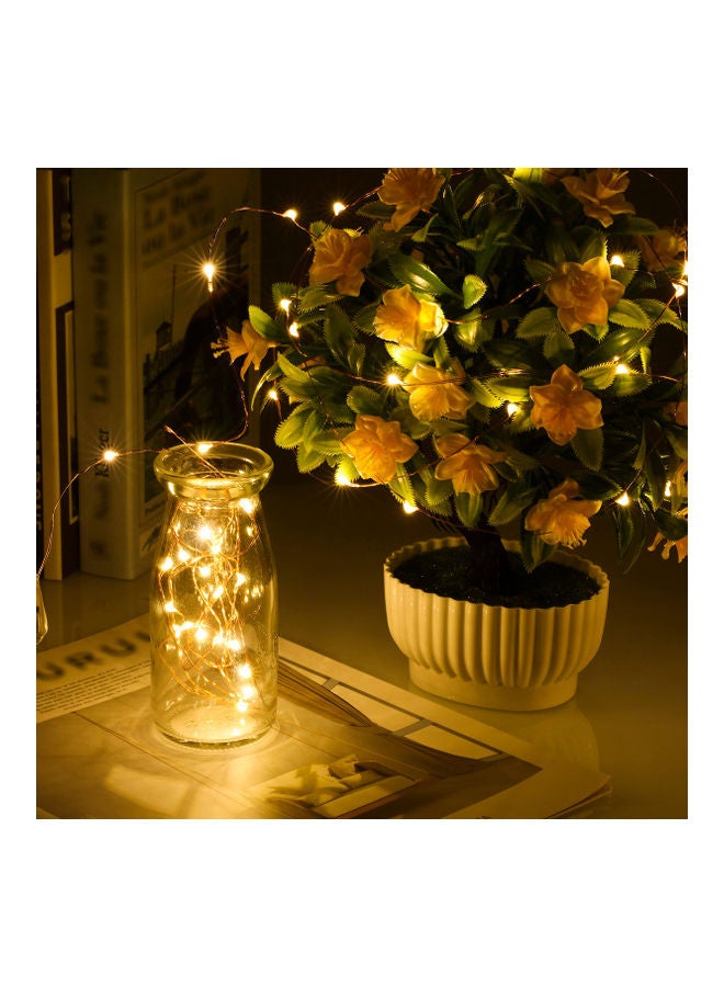 Tomshine 2-Pack 12m 120LEDs Solar Copper Wire String Fairy Lights Warm white 16*6.5*10cm  - Image 3