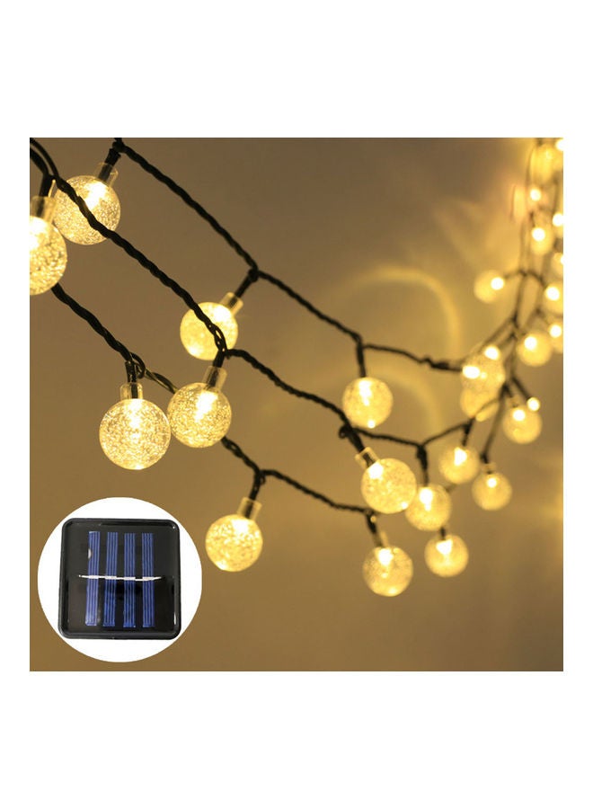 Generic - Solar 1.8CM Bubble Bulb Lamp String Warm white 14*7*9cm - Image 1