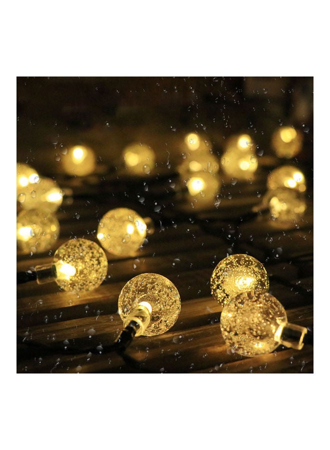 Generic - Solar 1.8CM Bubble Bulb Lamp String Warm white 14*7*9cm - Image 1