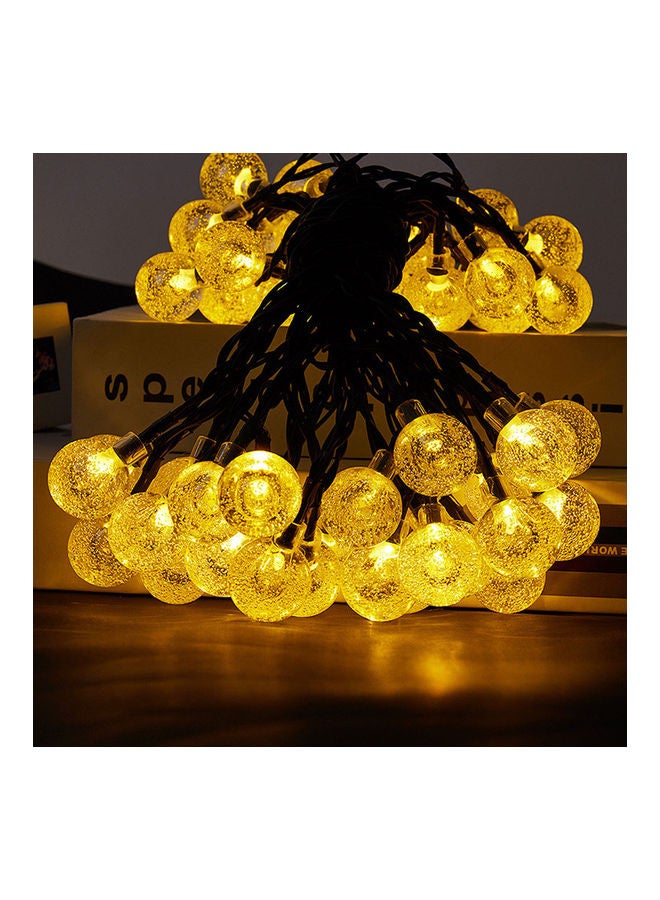 Generic - Solar 1.8CM Bubble Bulb Lamp String Warm white 14*7*9cm - Image 1