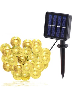 Solar 1.8CM Bubble Bulb Lamp String Warm white 14*7*9cm
