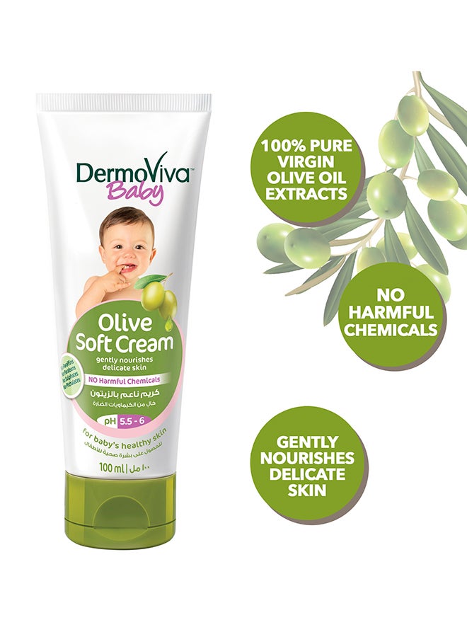 DermoViva Baby Olive Soft Cream Pack Of 2  - Image 3