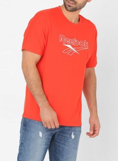 Reebok CL V T-Shirt Canton Red  - Image 1