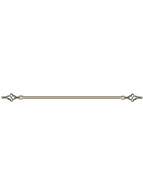 Roman Adjustable Curtain Single Rod Gold 150-300cm