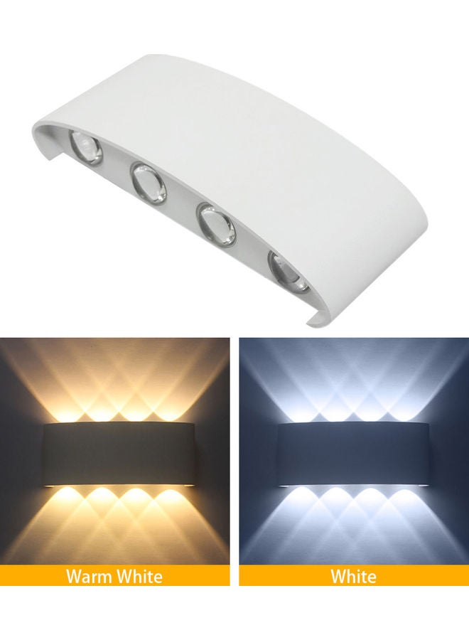 ماركة غير محددة مصباح جداري عصري بإضاءة LED أبيض دافئ 22 x 5 x 11.5سم  - Image 4