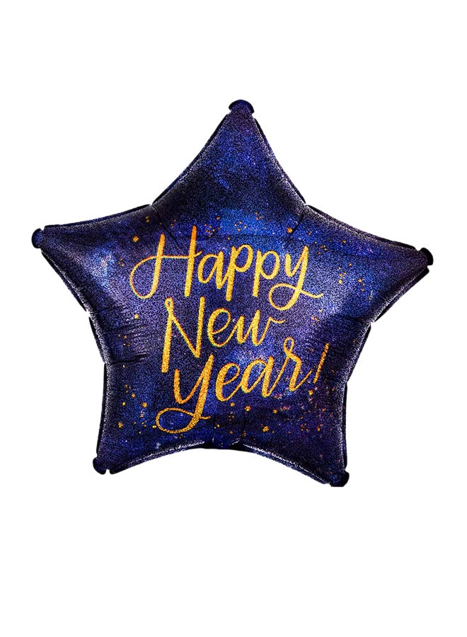 أناجرام بالون مصنوع من الرقائق المعدنية على شكل نجمة لاحتفالات العام الجديد
