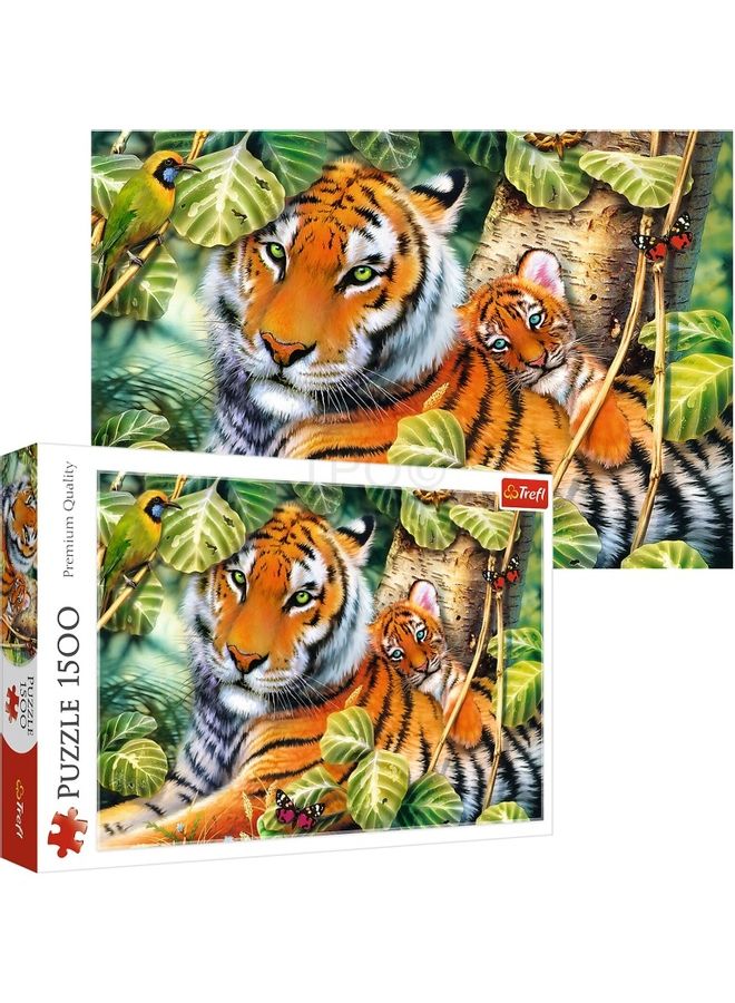 Trefl 1500-Piece Two Tiger Jigsaw Puzzles 200cm 