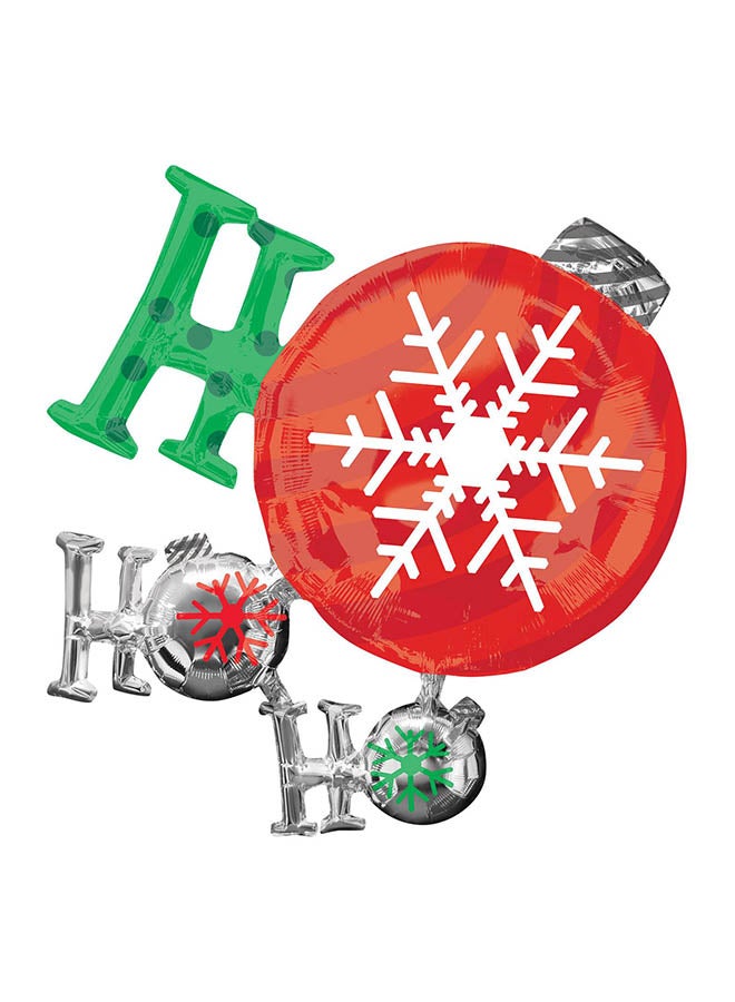 أناجرام بالون قصدير مميز بتصميم عبارة Ho Ho Ho