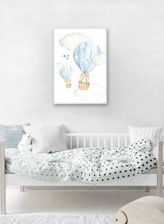 DECOREK Balloon Printed Canvas Painting Multicolour 57 x 71 x 4.5cm  - Image 2