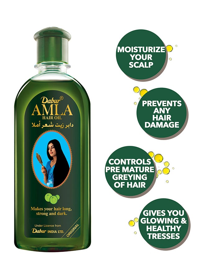 دابر مجموعة من عبوتي زيت أملا للشعر 300ملليلتر - Image 2