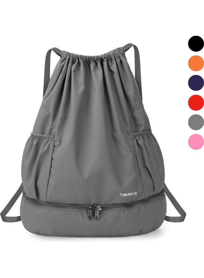Generic - Foldable Drawstring Backpack Sports Gym Bag with Wet and Dry 42.00*10.00*32.00cm - Image 1