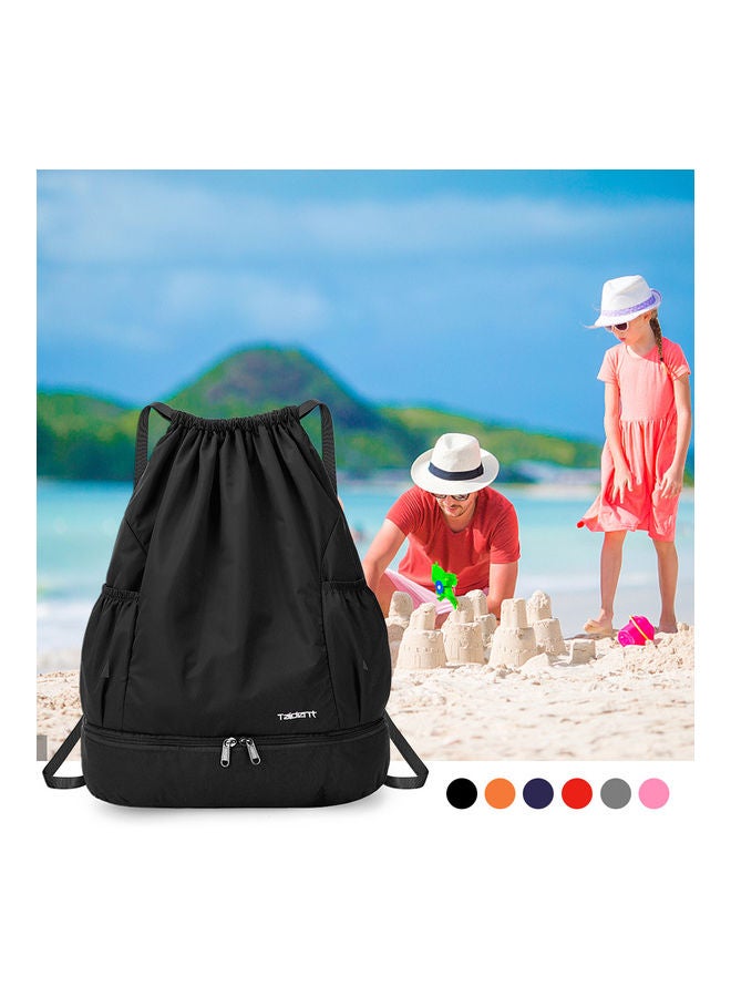 Generic - Foldable Drawstring Backpack Sports Gym Bag with Wet and Dry 42.00*10.00*32.00cm - Image 1