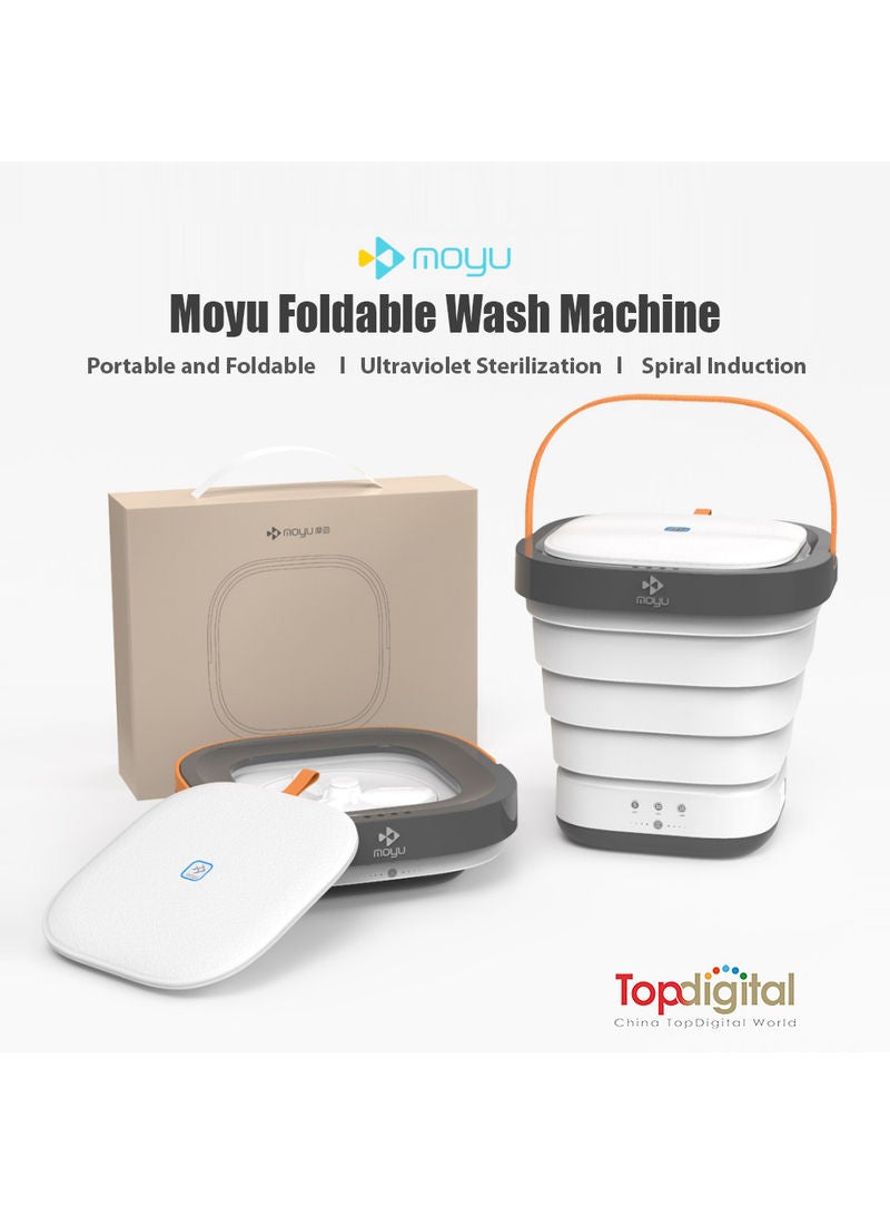 MoYu XPB08-F1S Portable Touch Control UV Sterilization Foldable Wash Machine PAA2576P_P Pink - Image 5