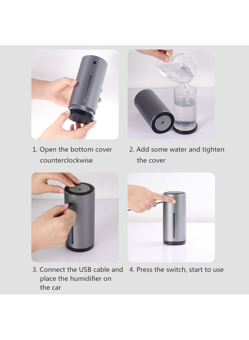 Baseus USB Ultrasonic Aromatherapy Diffuser Humidifier Black - Image 3